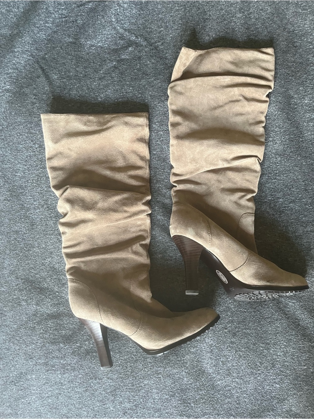 Sofft Taupe Suede Boots